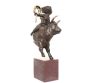 LOEK BOS  Europa  brons semi unicum  brons x30x26 cm. 3200 00  5 3582