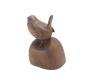 JAAP DEELDER  Winterkoning  walnoot x7x8 cm. 450 00  4 3789