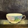 191 b Winterlichtje. Houtsnedex13cm. 2023 ex lijst5 00 4814