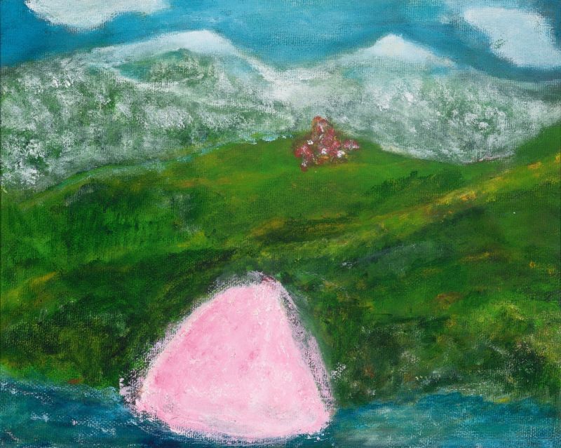  VINCENT FONTANE PENNOCK  Droomschip  olieverf op paneel x30 cm. 3000 00 5185