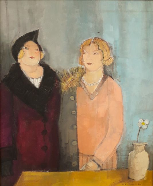 MALGORATA ROZMARYNOWSKA  That time has passed  olieverf x65 cm. 2900 00 5129