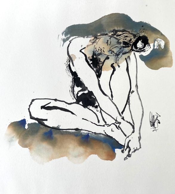 Welbehagen cm. 1250 euro sumipainting 5281