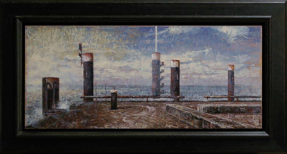 De pier bij Holwerd