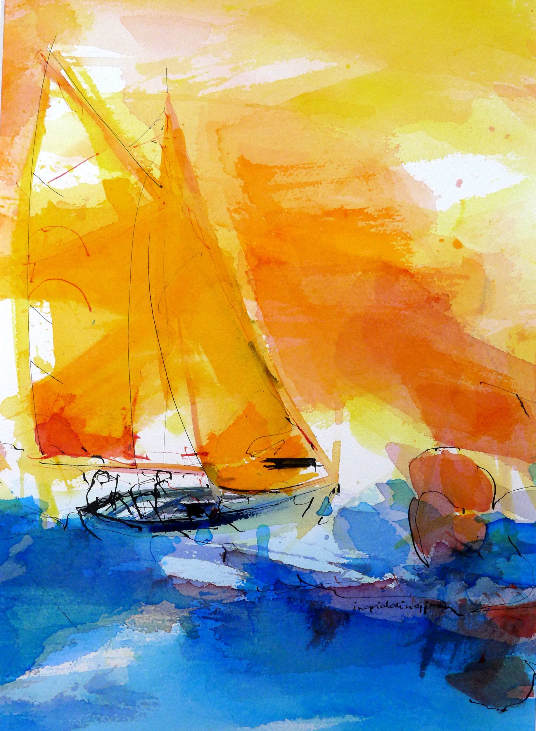 Sailing away