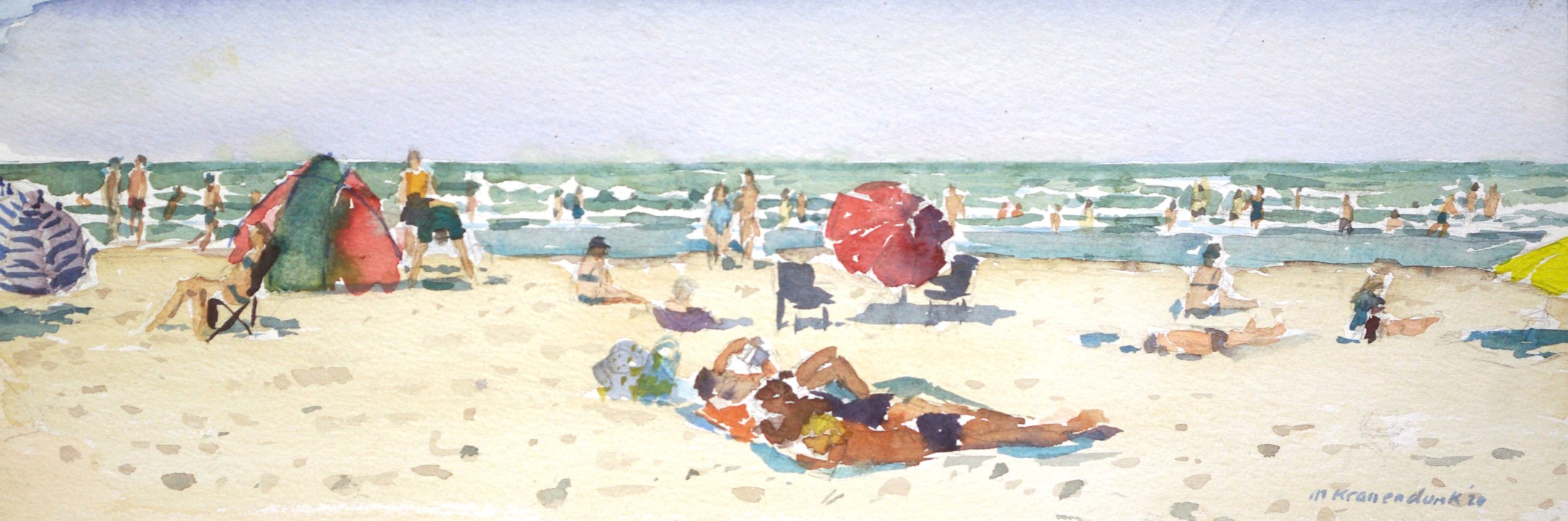 Zonnig strand